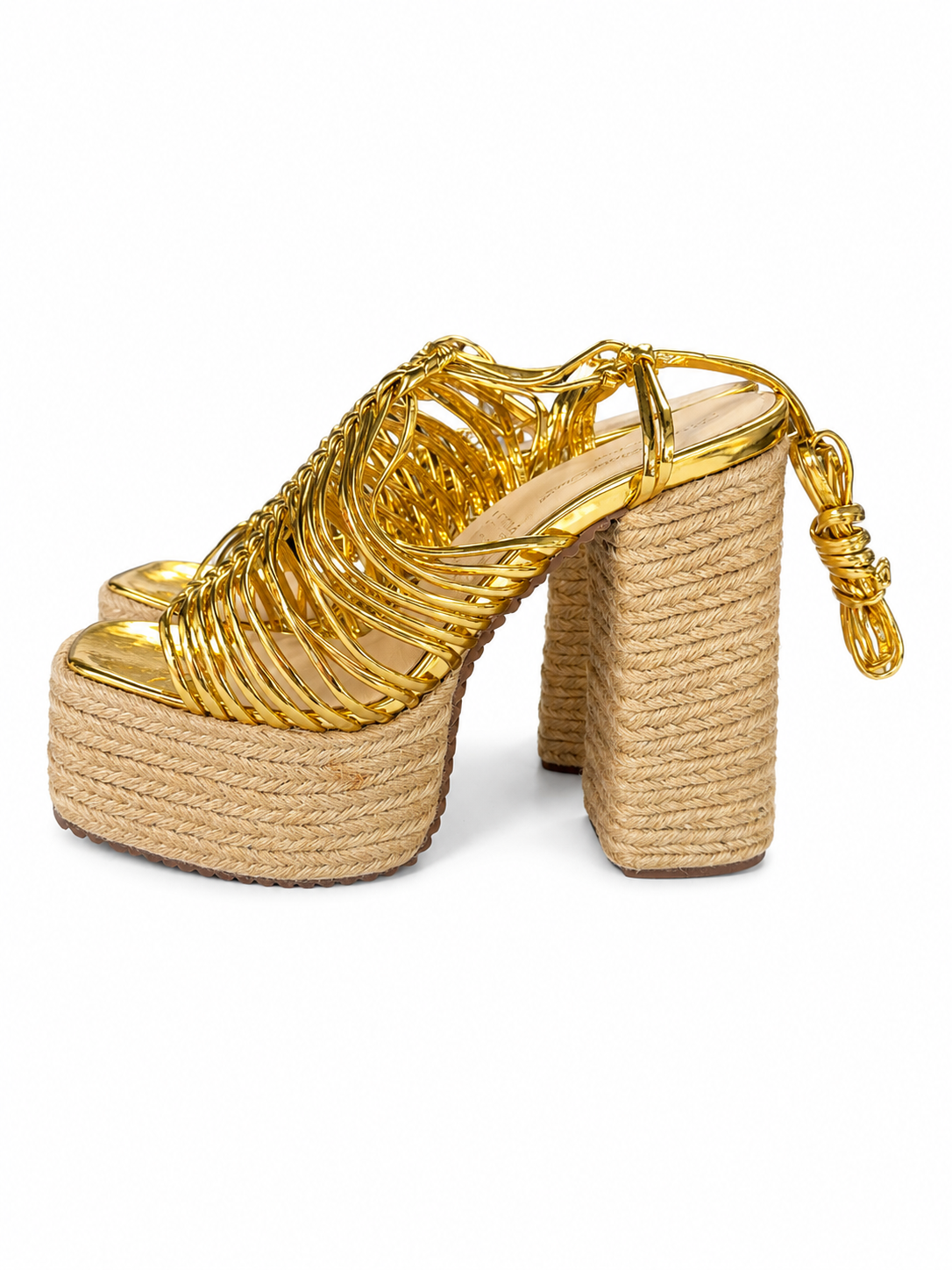 Braided Platform Block Heel Sandals 🍓✨