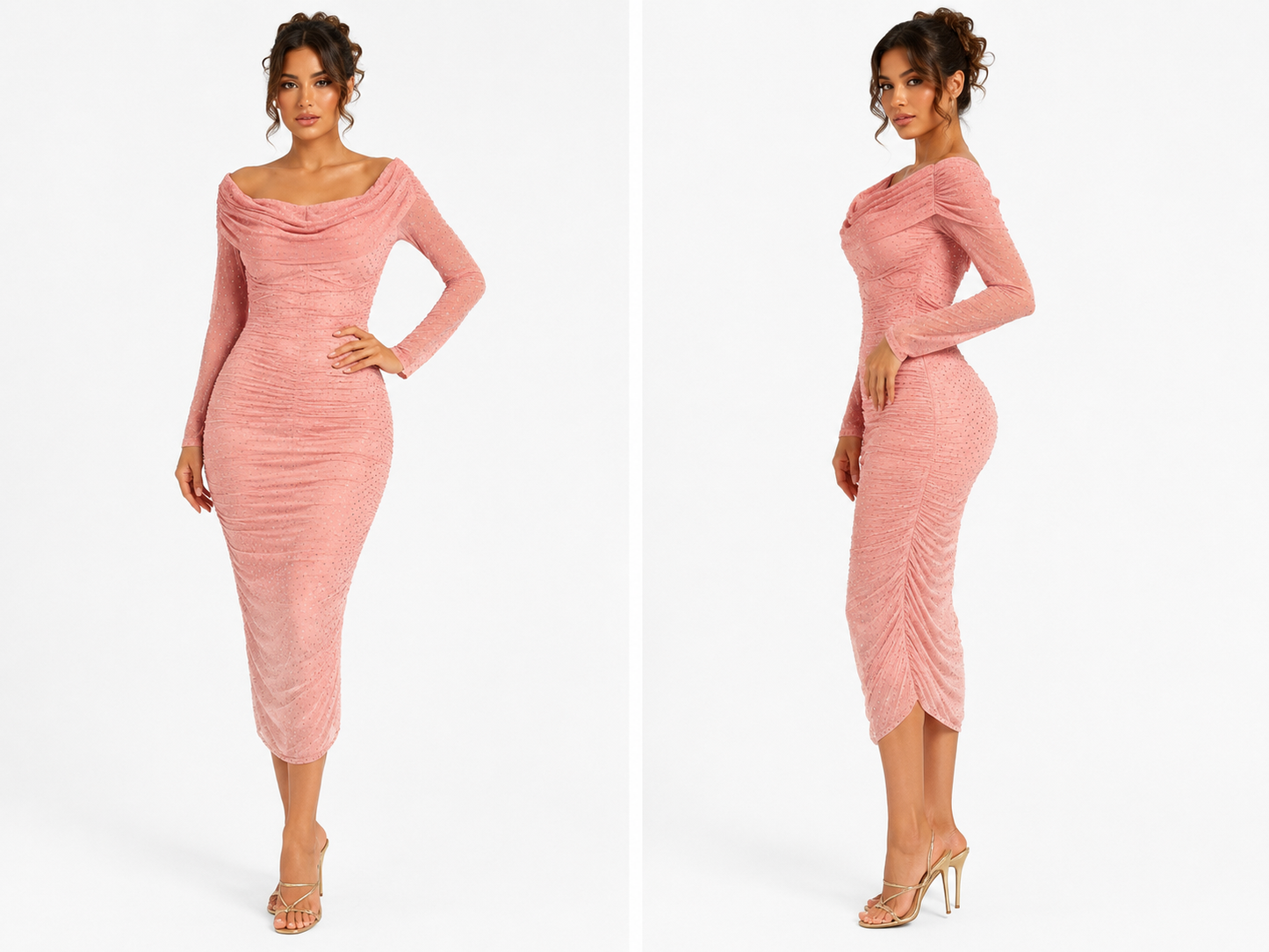 Vestido Rosa Claro