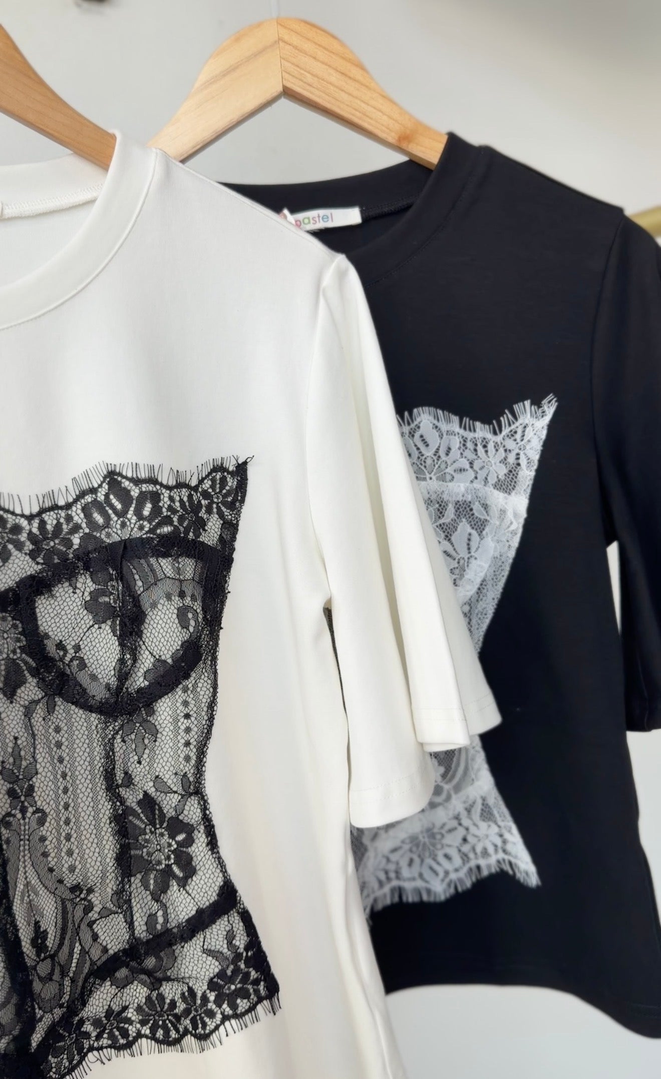 Lace Corset Illusion Pullover Top