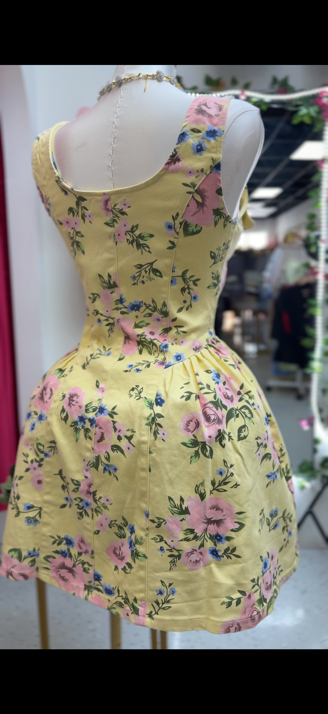 Floral Ruffle Mini Dress