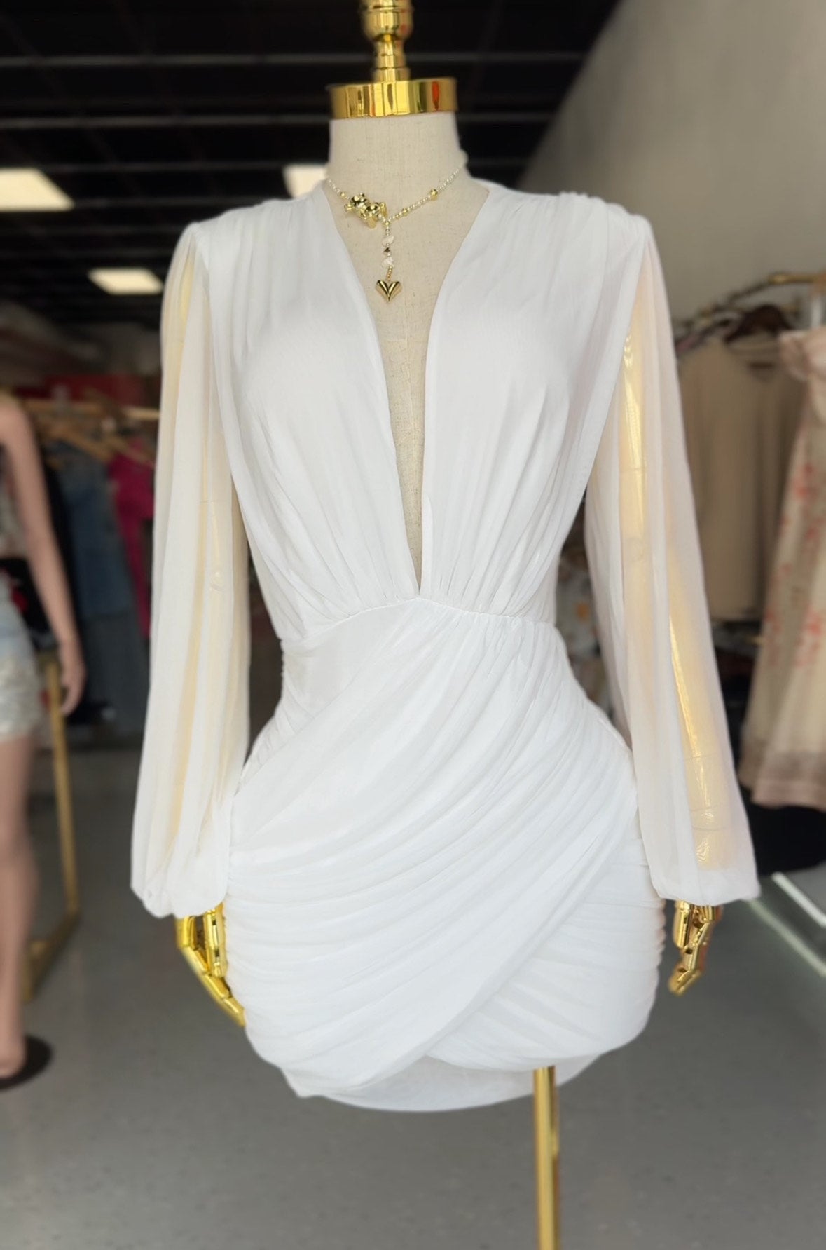 Vestido mangas