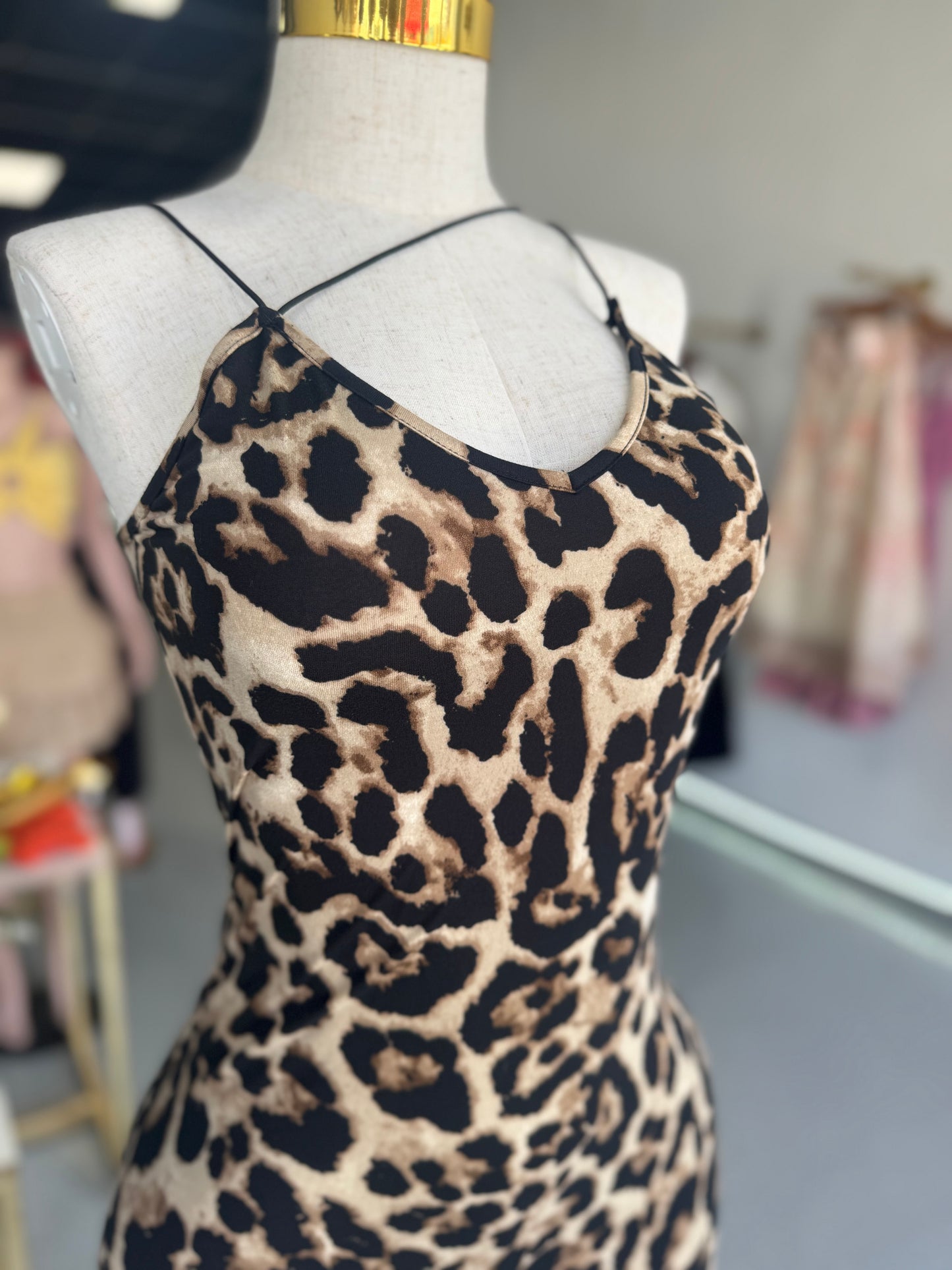 DRESS ESTAMPADO ANIMAL PRINT AND SNAKE