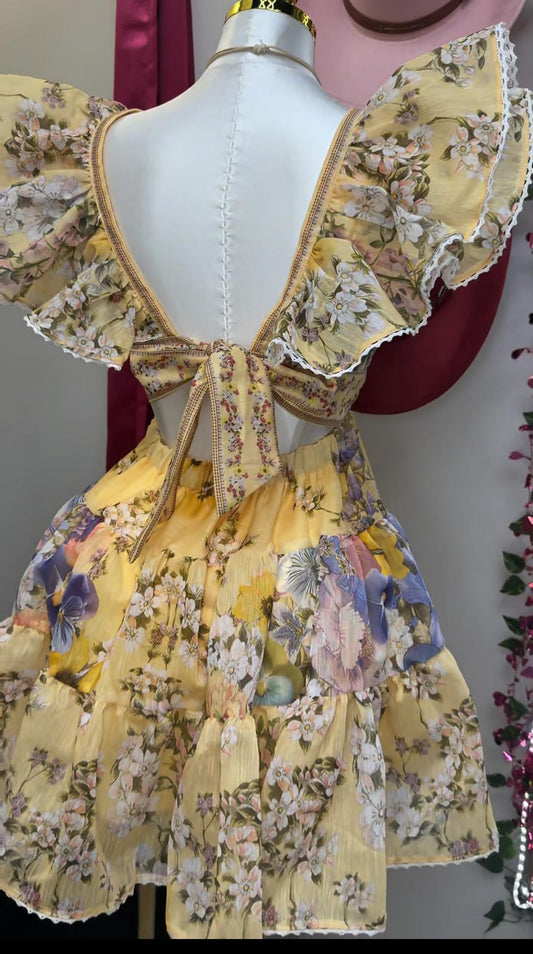 DRESS YELLOW FLOWERS