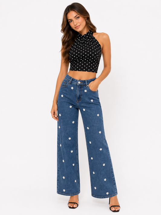 Daisy Wide Leg Jeans 🍓⭐️