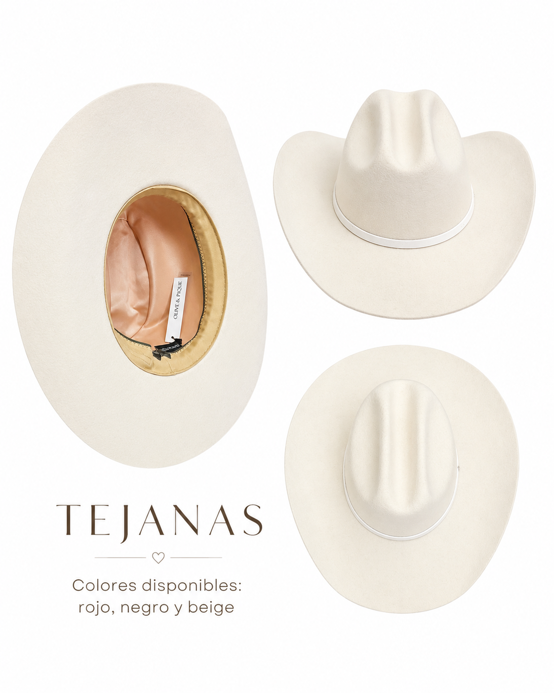 Classic Western Tejanas Hat 🍓✨