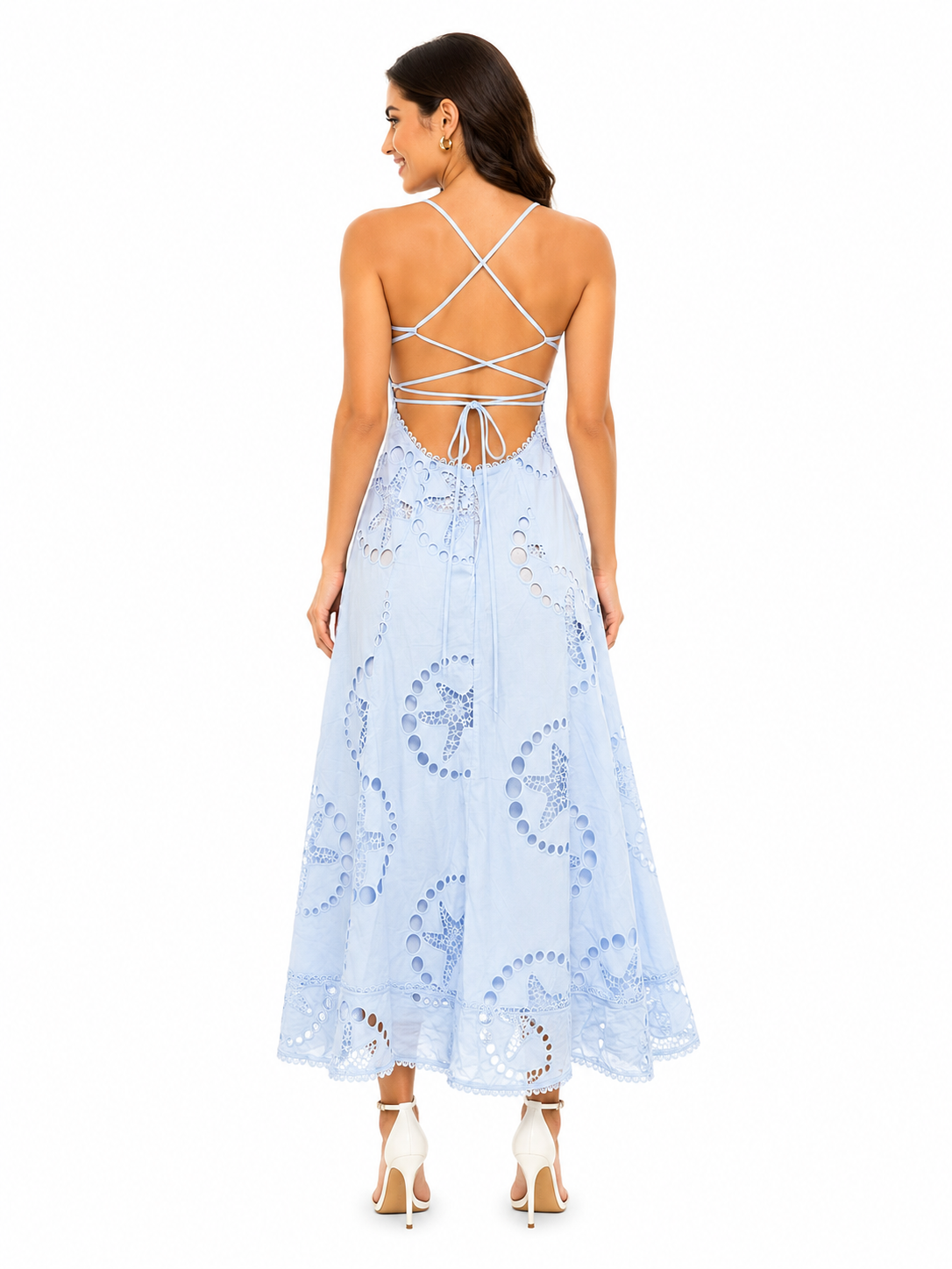 Bluebell Embroidered Midi Dress 🍓✨