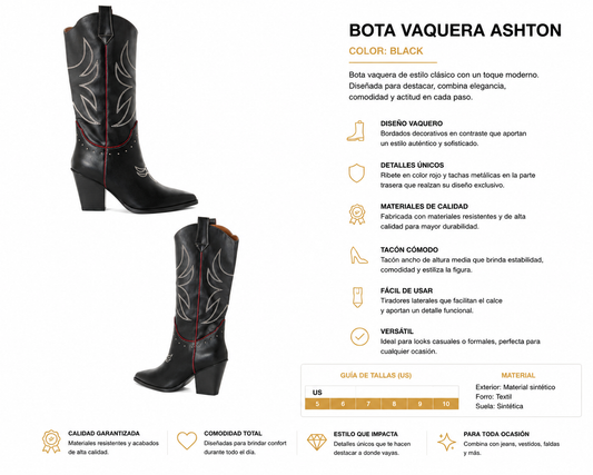 Western Embroidered Heeled Boots 🍓✨