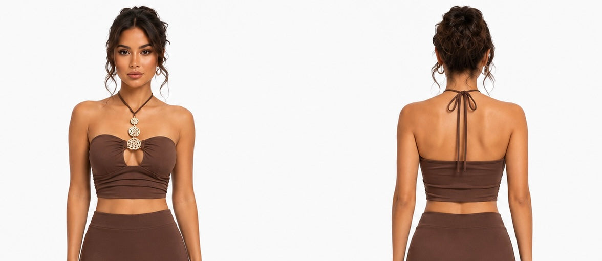 Cut-Out Chain Top