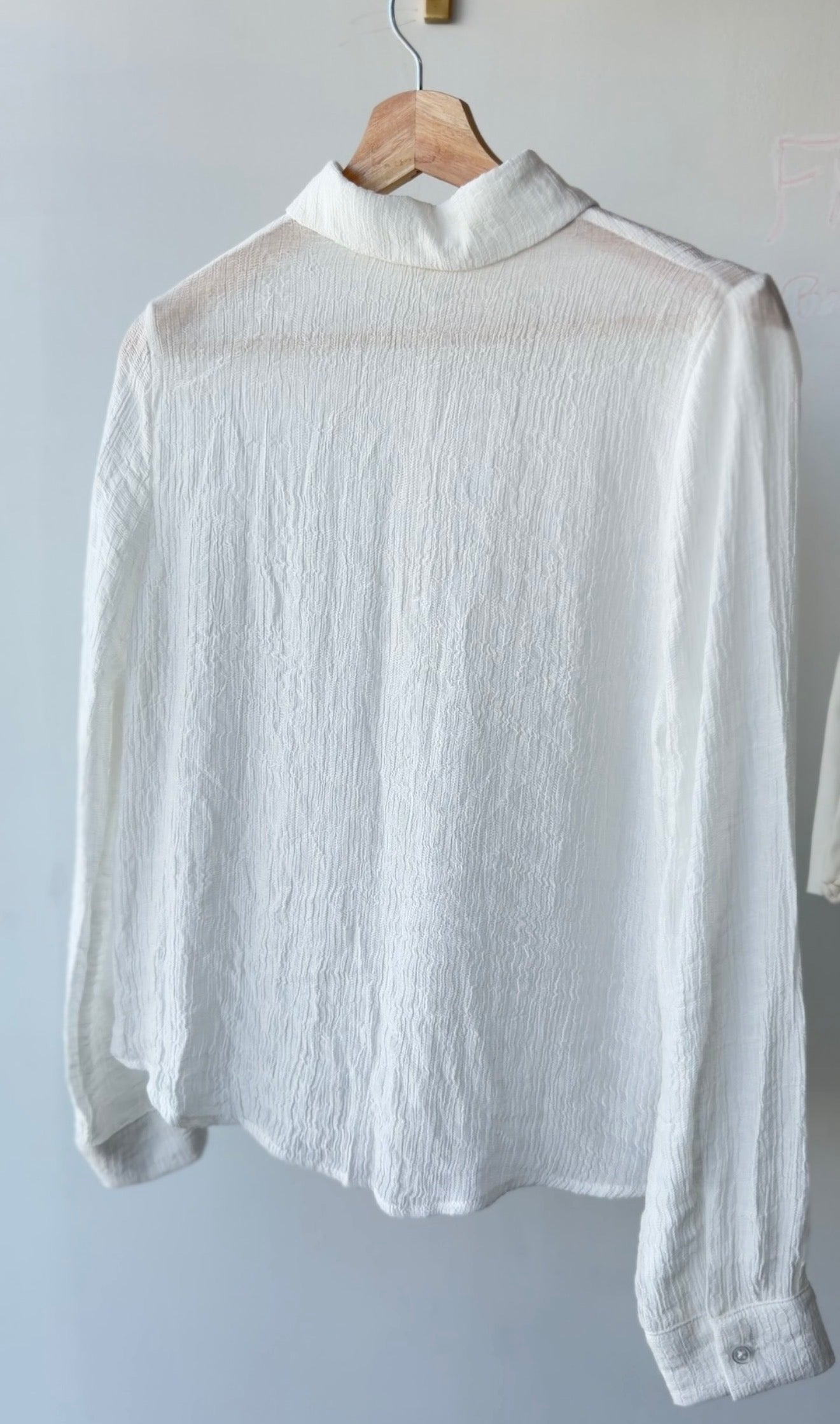 Classic White Button-Up Blouse ✨