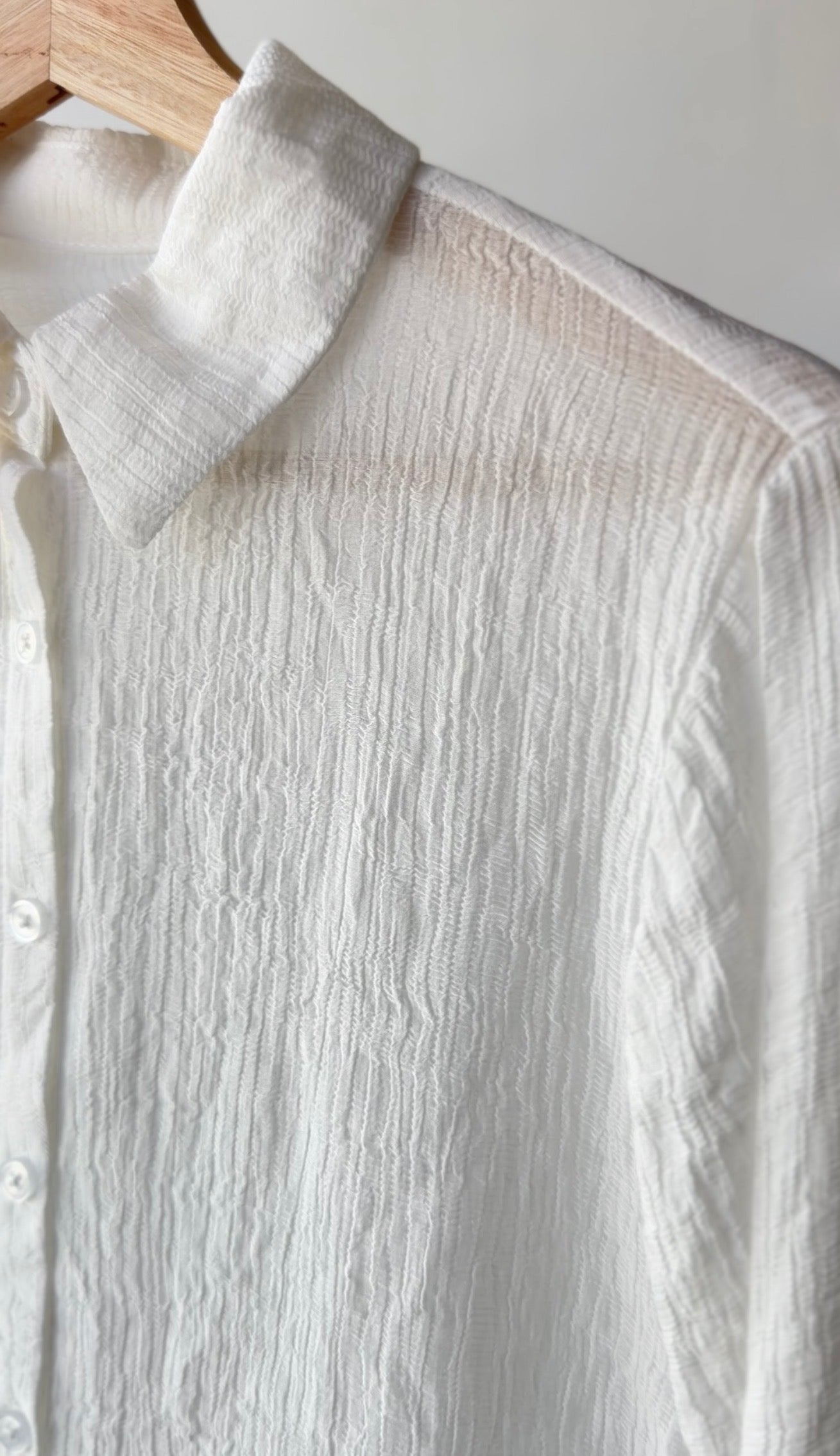 Classic White Button-Up Blouse ✨