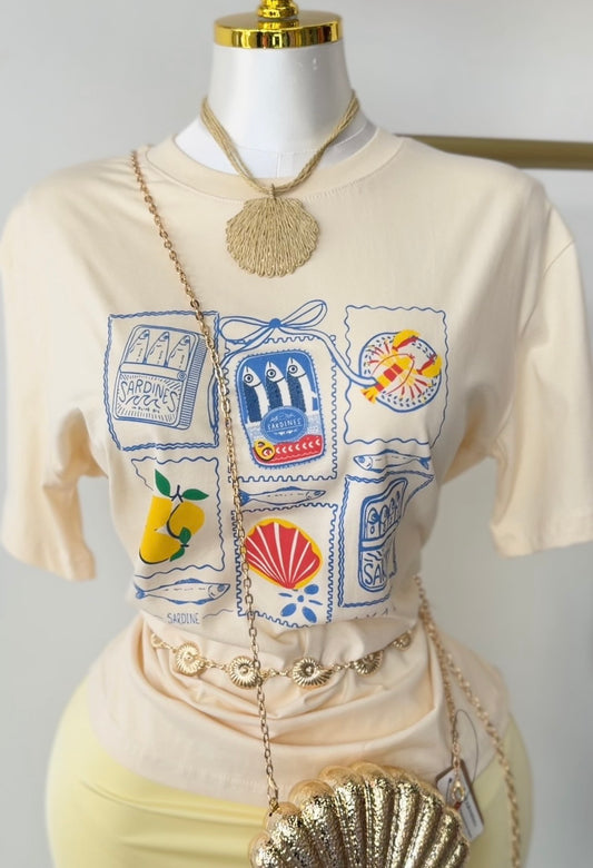 Graphic Print Cotton Tee