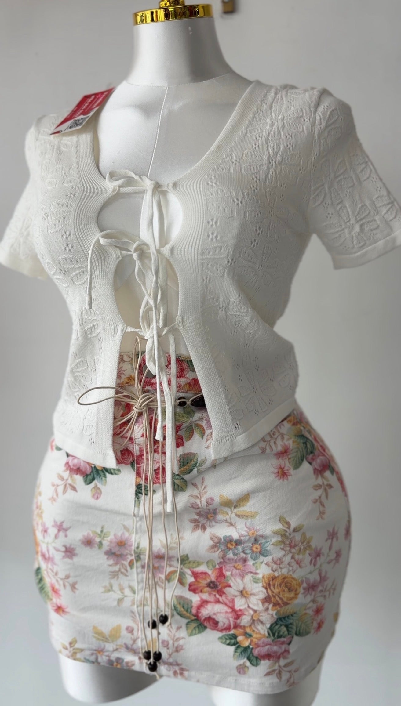 Floral Mini Skirt
