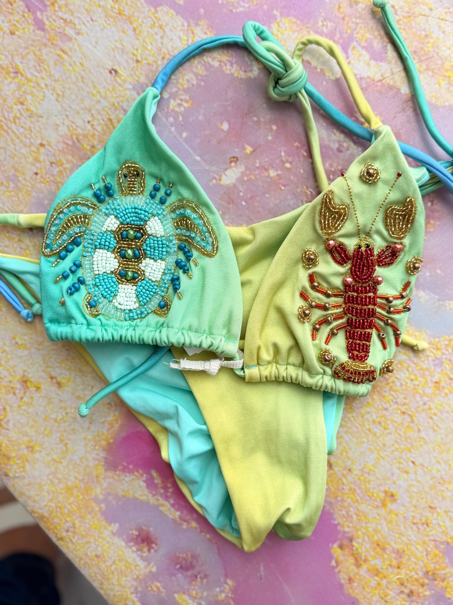 Beaded Sea Life Bikini Set ✨🍓⭐