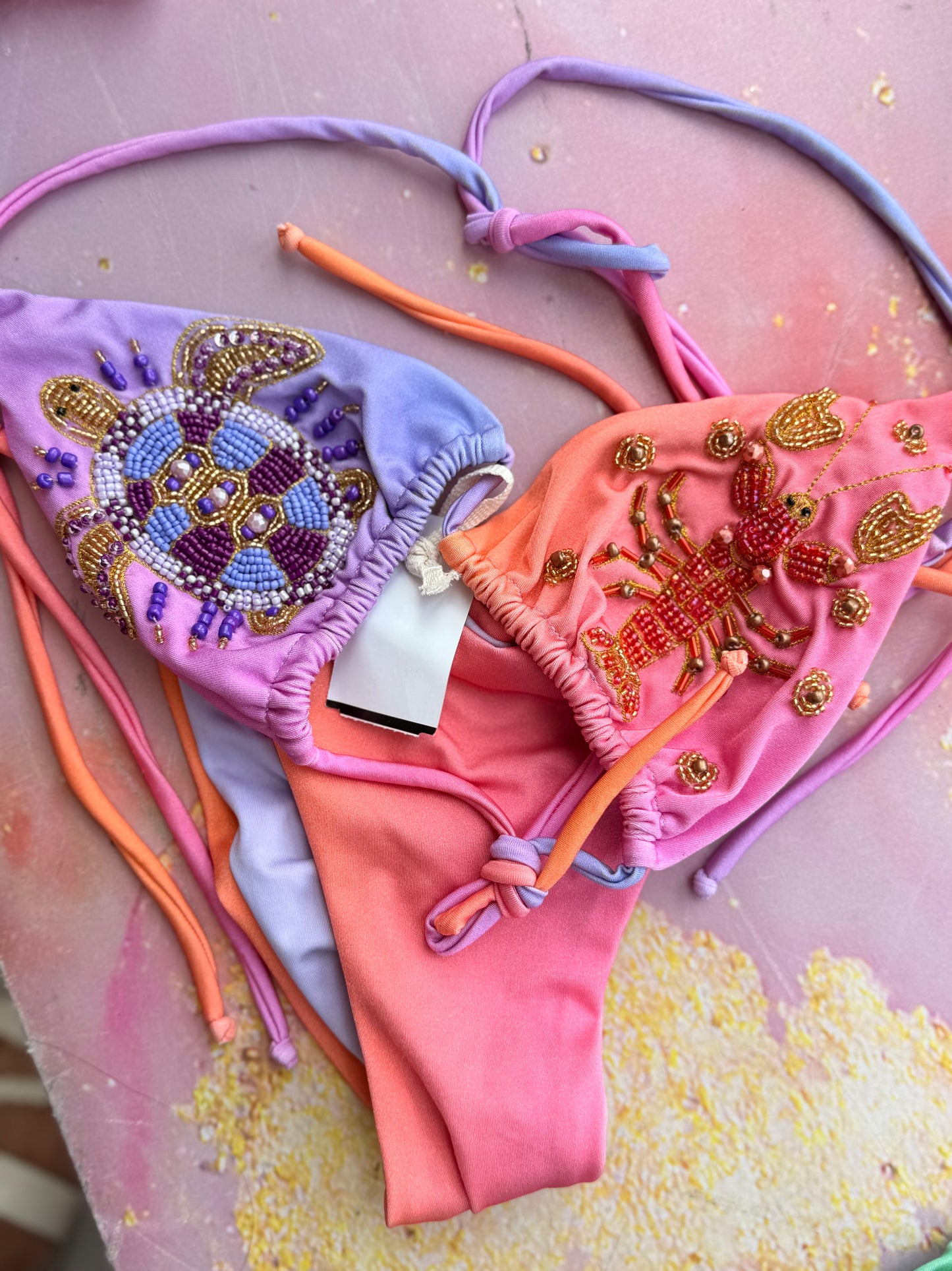 Beaded Sea Life Bikini Set ✨🍓⭐