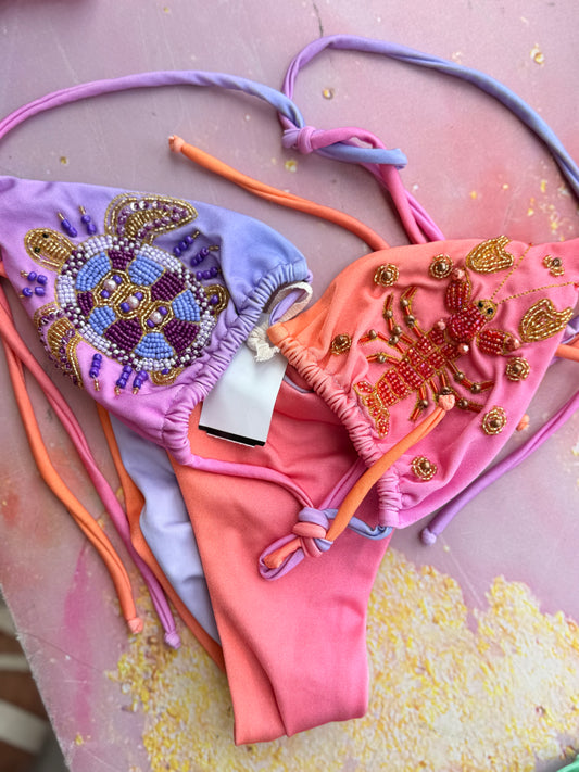 Beaded Sea Life Bikini Set ✨🍓⭐