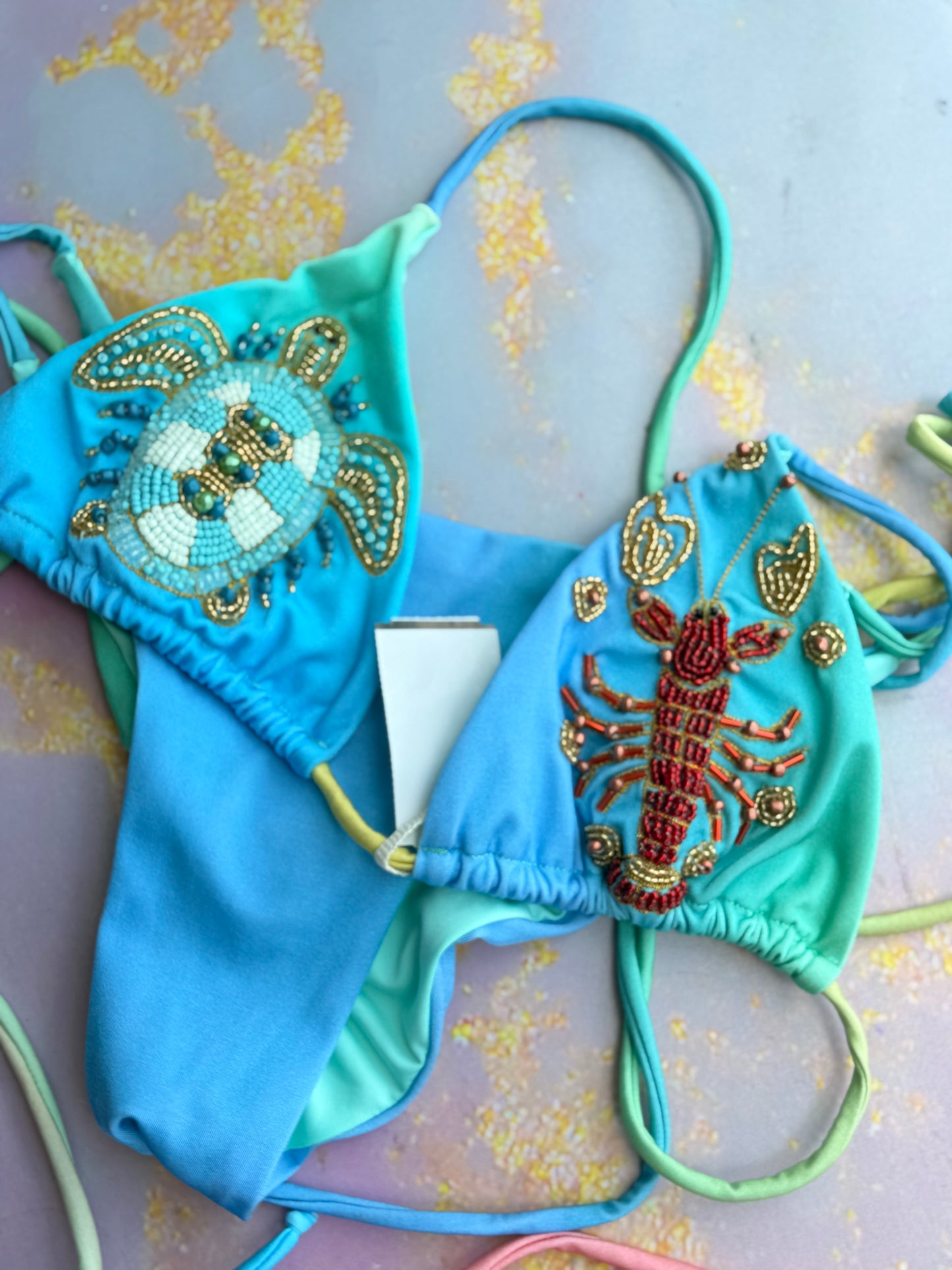 Beaded Sea Life Bikini Set ✨🍓⭐