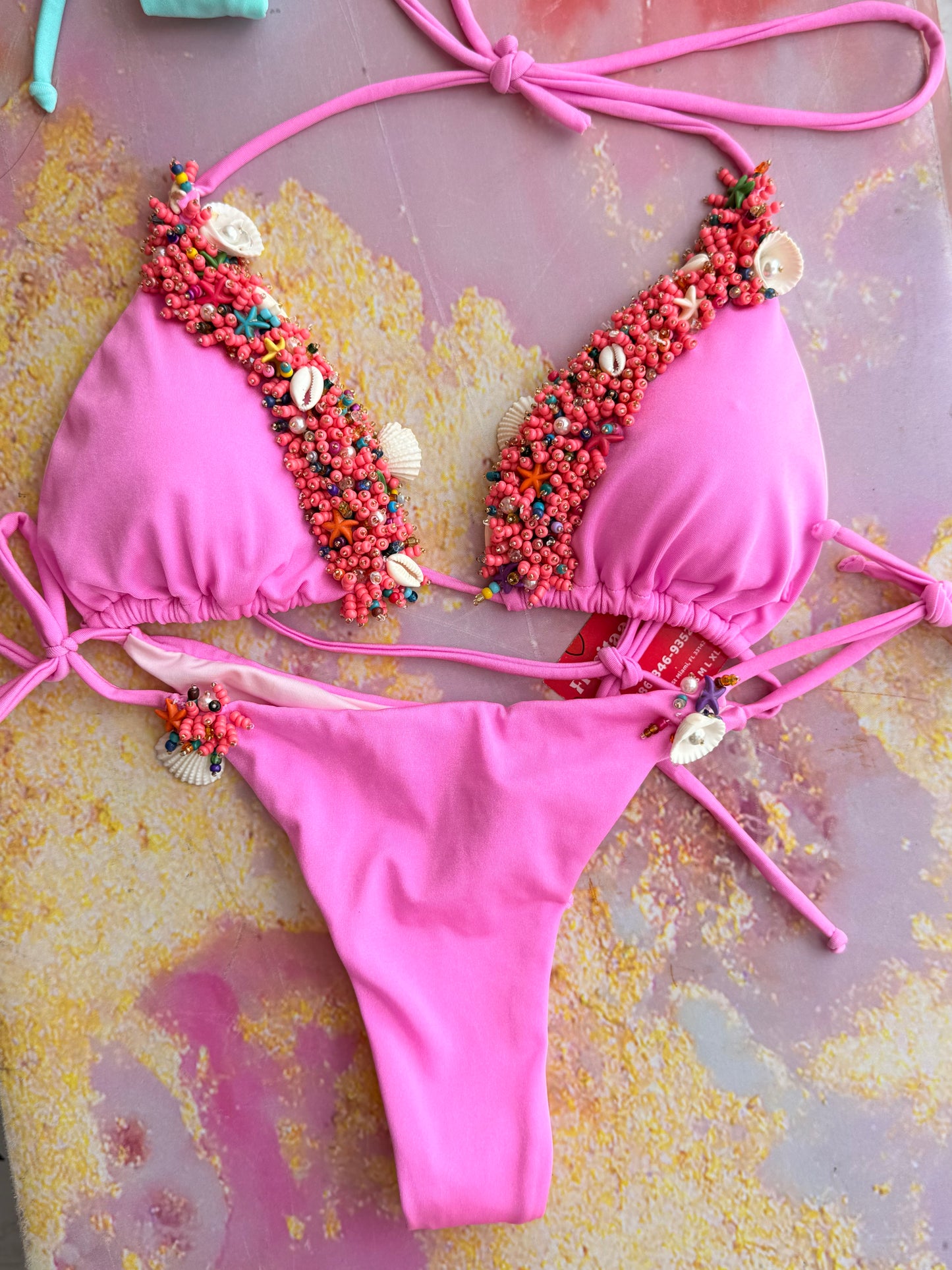 Shell Detail Bikini Set ✨🍓⭐
