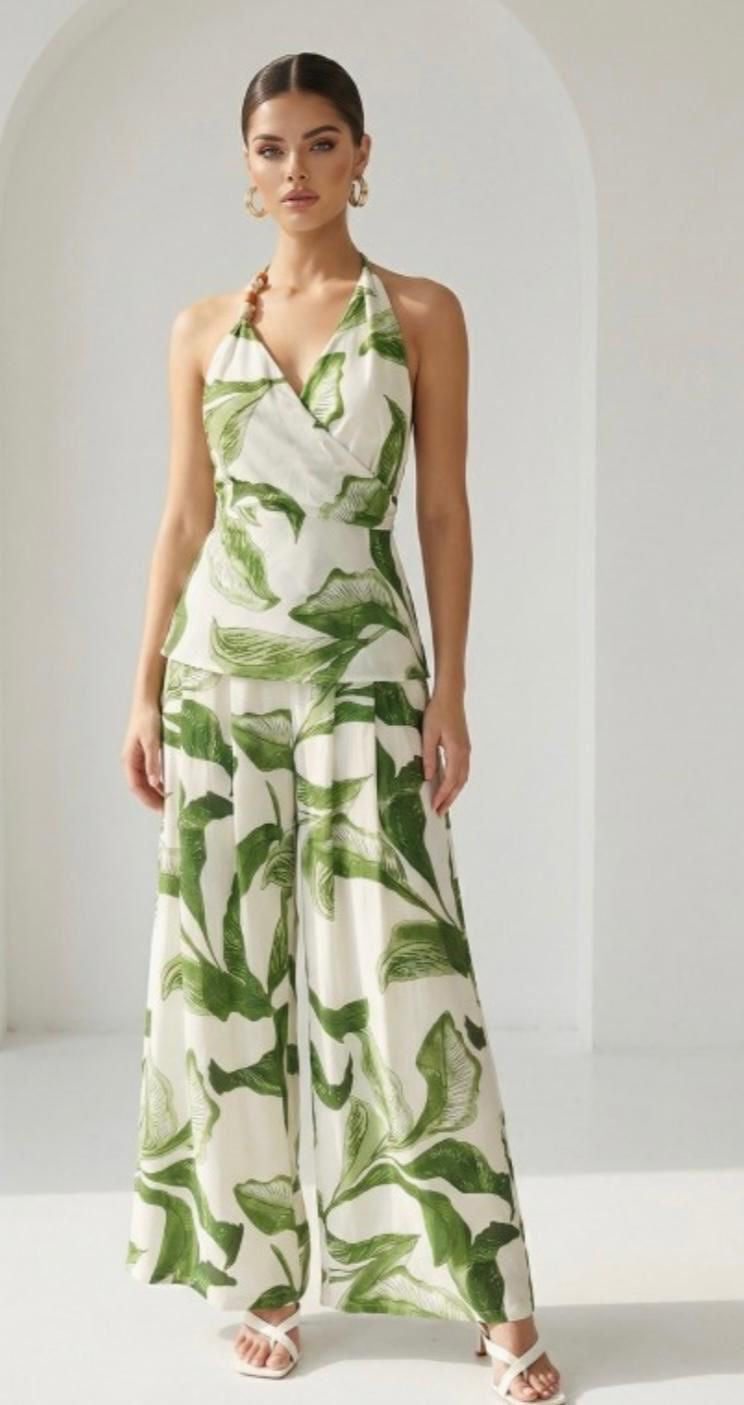 Leaf Print Two Piece Set 🍓⭐