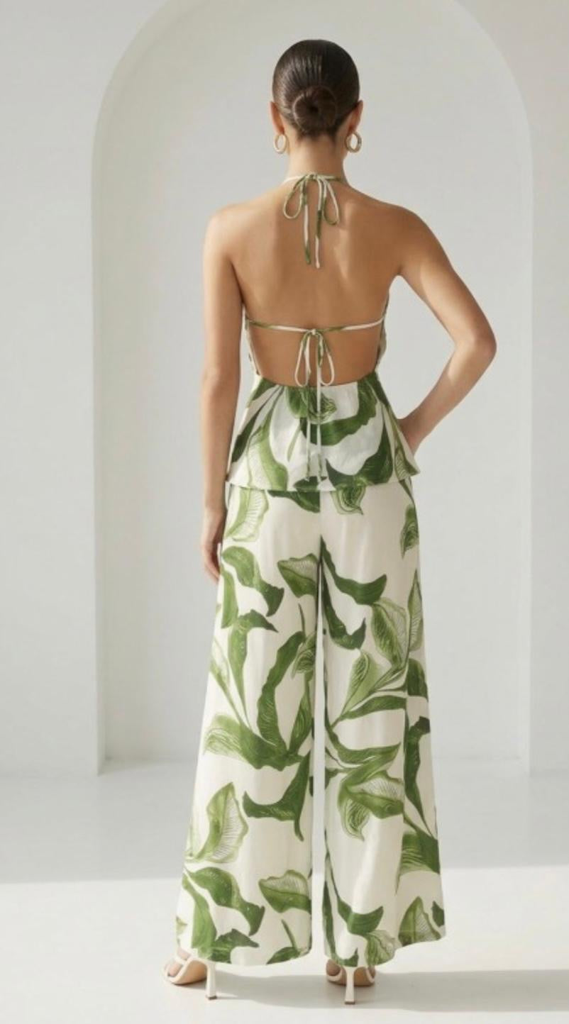 Leaf Print Two Piece Set 🍓⭐